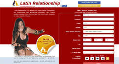 Desktop Screenshot of latinrelationship.com